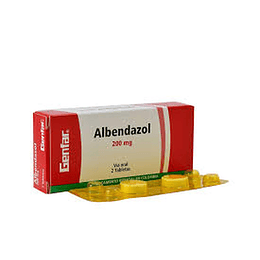 ALBENDAZOL 200 MG X 2 TAB --GENFAR UBI 20-A