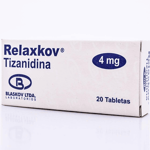 RELAXKOV 4 MG X 20 TAB- TIZANIDINA 4 MG- BLASKOV- 18-B