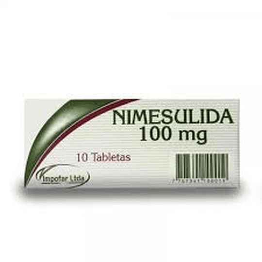 NIMESULIDA 100 MG X 10 TAB- - IMPOFAR- VTO NOV 25- UBI 18A-B