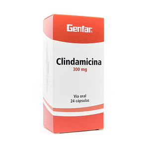 CLINDAMICINA 300 MG X 24 CAP --GENFAR UBI 7-F
