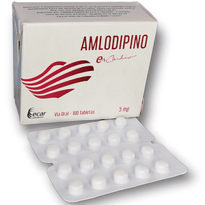 AMLODIPINO 5 MG X 100 TAB - - ECAR- 13-A