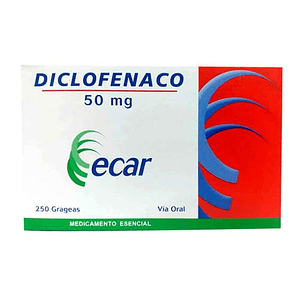 DICLOFENACO 50 MG X 250 TAB - - ECAR- 11-B