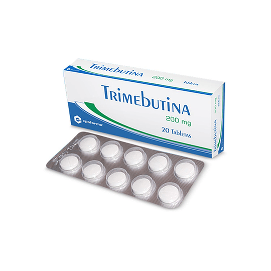 TRIMEBUTINA 200 MG X 20 TAB - -EXPOFARMA -VTO JUL 25 -UBI 19-D