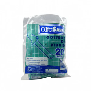 GOTERO VIDRIO X 20- - ALFASAFE- - UBI 22-F