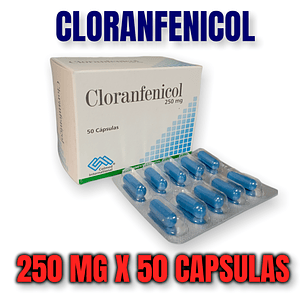 CLORANFENICOL 250 MG X 50 CAP- - COLMED- - UBI 7-E