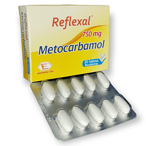 REFLEXAL 750 MG X 20 TAB- METOCARBAMOL 750 MG- LABQUIFAR- - UBI 4-F