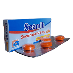 SEAMIB 500 MG X 4 TAB- SECNIDAZOL 500 MG- BIOQUIFAR- UBI 4-F