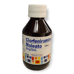 CLORFENIRAMINA 2MG/5ML JBE X 120 ML- - MEDIGEN- VTO MAY 25- UBI 20-E