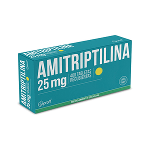 AMITRIPTILINA 25 MG X 400 TAB- - LAPROFF- - UBI 15-B