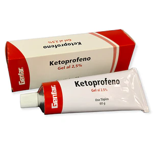 KETOPROFENO 2.5% GEL X 60 GR --GENFAR UBI 7-F