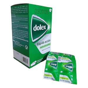 DOLEX 500 MG X 100 TAB- ACETAMINOFEN 500 MG- GLAXO- - UBI 19-C