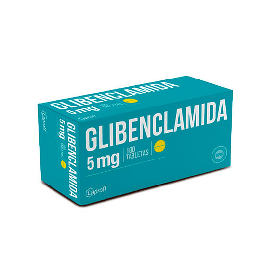 GLIBENCLAMIDA 5 MG X 100 TAB - -LAPROFF -VTO DIC 24 -UBI 14-F