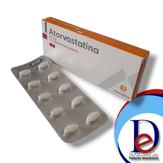 ATORVASTATINA 20 MG X 10 TAB - -MEMPHIS -VTO JUN 25 -UBI 15-B