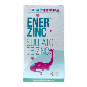 ENER ZINC SOLUCION ORAL X 120 ML- SULFATO DE ZINC- LAPROFF- 8-A