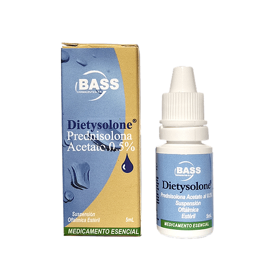 DIETYSOLONE 0.5% GOTAS OFT X 5 ML -PREDNISONOLA-CARSON UBI 3-D