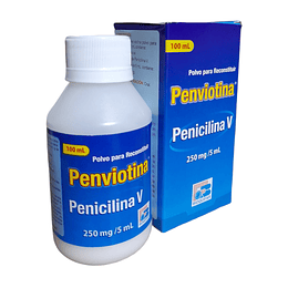 PENVIOTINA 250MG/5ML SUSP X 100 ML -PENICILINA 250MG -BIOQUIFAR -VTO JUL 27-UBI 4-E