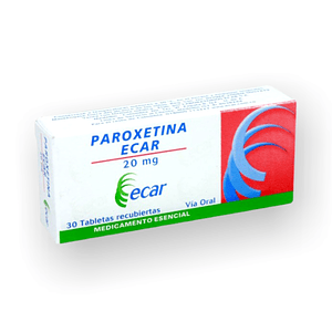 PAROXETINA 20 MG X 30 TAB --ECAR UBI 2-A