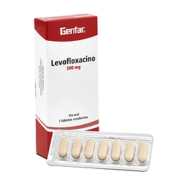 LEVOFLOXACINO 500 MG X 7 TAB --GENFAR UBI 7-F