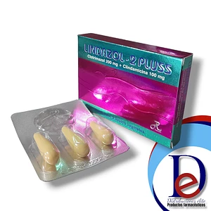 LINDAZOL 2 PLUSS X 3 OVULOS VAG- CLOTRIMAZOL+ CLINDAMICINA- RUECAM- 16-E