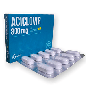 ACICLOVIR 800 MG X 10 TAB- - LAPROFF- - UBI 14-C