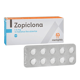 ZOPICLONA 7.5 MG X 10 TAB REC - -MEMPHIS -VTO JUN 24 -UBI 27-D