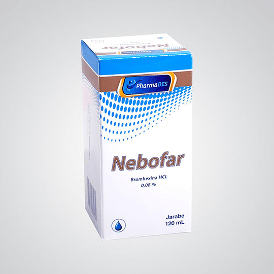 NEBOFAR 0.08% JBE X 120 ML -BROMHEXINA CLORHIDRATO-TRIDEX UBI 13-D