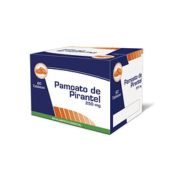 PAMOATO DE PIRANTEL 250 MG X 60 TAB --COASPHARMA UBI 7-F