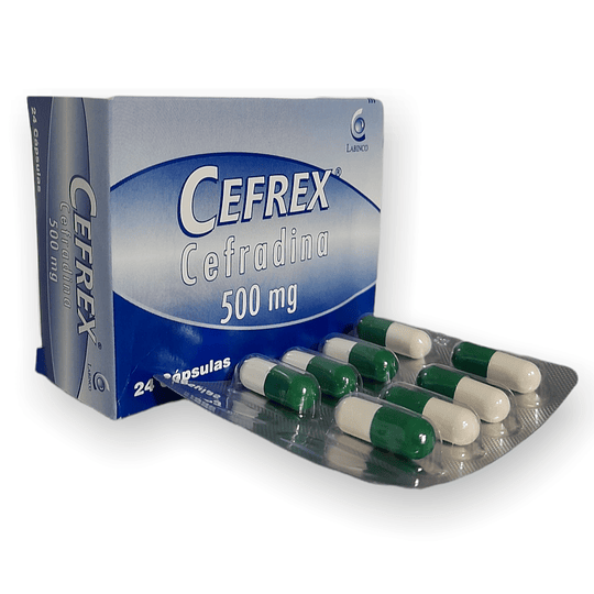 CEFREX 500 MG X 24 CAP -CEFRADINA-LABINCO UBI 13-D