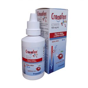 CRONOFEN 100MG/ML GOTAS X 30 ML -ACETAMINOFEN- NOVAMED UBI 7-F