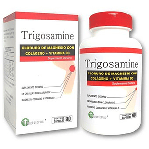 TRIGOSAMINE X 90 CAP- CLORURO DE MAGNESIO+ COLAGENO+ VITAMINA D3- IMPROFARME- VTO OCT 26- UBI 14-B*