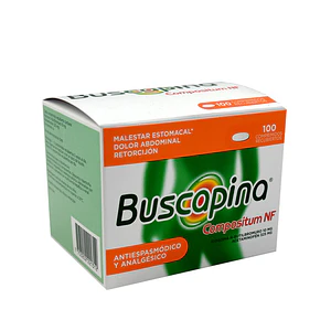 BUSCAPINA COMPOSITUM NF X 100 TAB- HIOSCINA + DIPIRONA- OPELLA- - UBI 21-D
