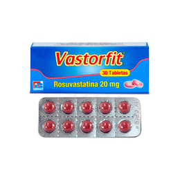 VASTORFIT 20 MG X 30 TAB -ROSUBASTATINA 20MG -BIOQUIFAR -VTO -UBI 5-B