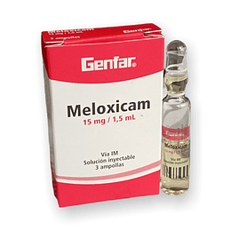 MELOXICAM 15MG/1.5ML X 3 AMP --GENFAR UBI 7-F