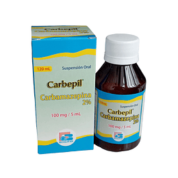 CARBEPIL 2% SUSP X 120 ML -CARBAMAZEPINA-LABQUIFAR- CUM 20014490-1- LOTE 23004- VTO ENE 25 UBI 3-C