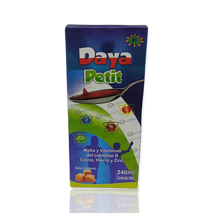 DAYAPETIT JBE X 240 ML- MALTA + VITAMINAS DEL COMPLEJO B + CALCIO+ HIERRO+ ZINC- LABVITFARMA- - UBI 12-E