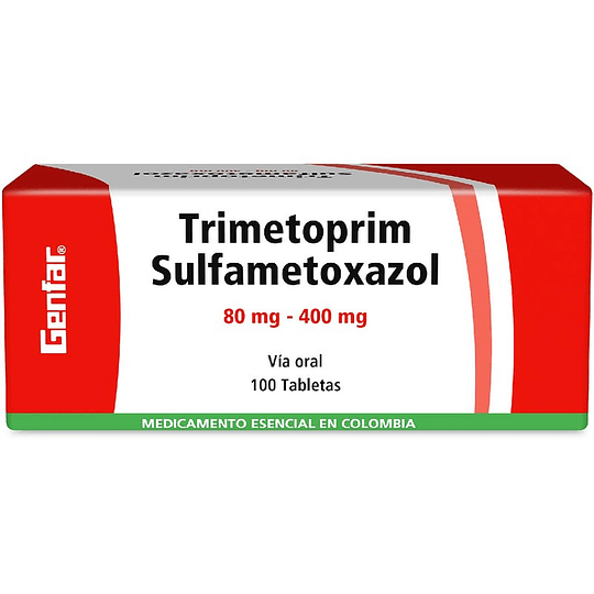 TRIMETOPRIM SULFA 480 MG X 100 TAB --GENFAR UBI 7-F