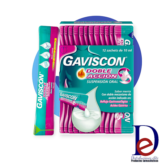 GAVISCON DOBLE ACCION X 12 SBS- - RECKITT- VTO 0- UBI