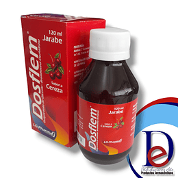 DOSFLEM ADULTOS JBE X 120 ML -BROMHEXINA+ GUAYACOLATO -LG-PHARMA -VTO SEP 25 -UBI 18B-B