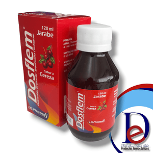 DOSFLEM ADULTOS JBE X 120 ML- BROMHEXINA+ GUAYACOLATO- LG-PHARMA- - UBI 10-C