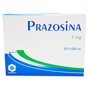 PRAZOSINA 1 MG X 30 TAB - - EXPOFARMA- 19-C
