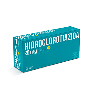 HIDROCLOROTIAZIDA 25 MG X 400 TAB- - LAPROFF- - UBI 14-F