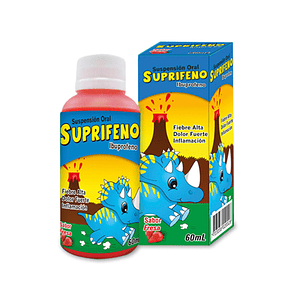 IBUPROFENO 100MG/5ML SUSP X 60 ML (SUPRIFENO)- - LAPROFF- - UBI 7-F