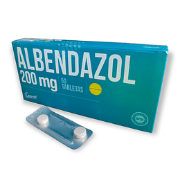 ALBENDAZOL 200 MG X 50 TAB- - LAPROFF- VTO ABR 26- UBI 14-D