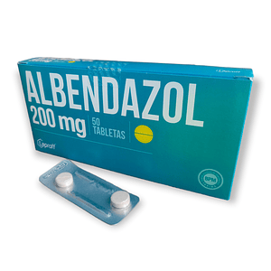 ALBENDAZOL 200 MG X 50 TAB- - LAPROFF- - UBI 14-E