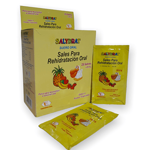 SALYDRAT X 25 SBS-  SUERO, SALES DE RIHIDRATACION- LABQUIFAR- - UBI 4-F