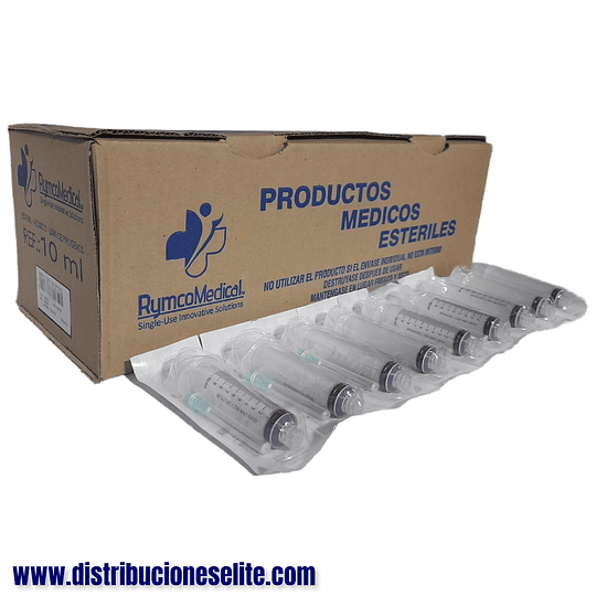 JERINGA 10ML 21 X 1.1/2 X 100 --RYMCO UBI 13-D*