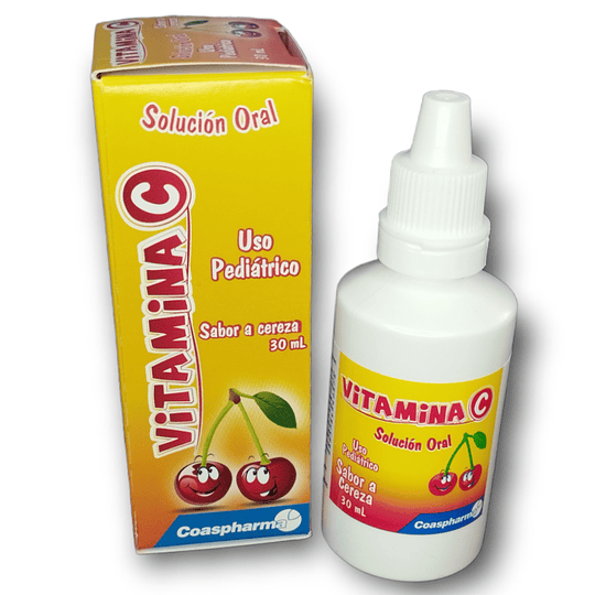 VITAMINA C 100MG/ML GOTAS X 30 ML- - COASPHARMA- VTO MAY 26- UBI 7-C