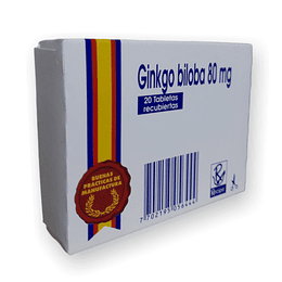 GINKGO BILOBA 80 MG X 20 TAB NOV 23 --RECIPE-LOTE 665Y06-VTO NOV 23 UBI 13-D