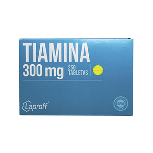 TIAMINA 300 MG X 250 TAB- - LAPROFF- - UBI 15-A