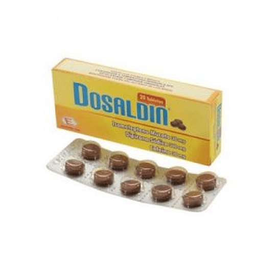 DOSALDIN X 20 TAB- ISOMETEPTENO + DIPIRONA+ CAFEINA- LABQUIFAR- VTO MAR 26- UBI 3-D